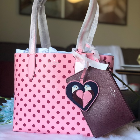 Kate Spade♠️Lovebirds Reversible Tote - Picture 7 of 8